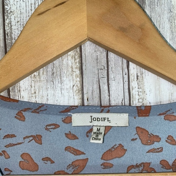 Jodifl Love In Tribeca Airy Blue Blouse - Picture 9 of 9